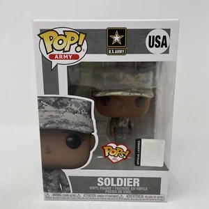 Funko Pop Military Army Female A  with Protector  - Picture 1 of 11