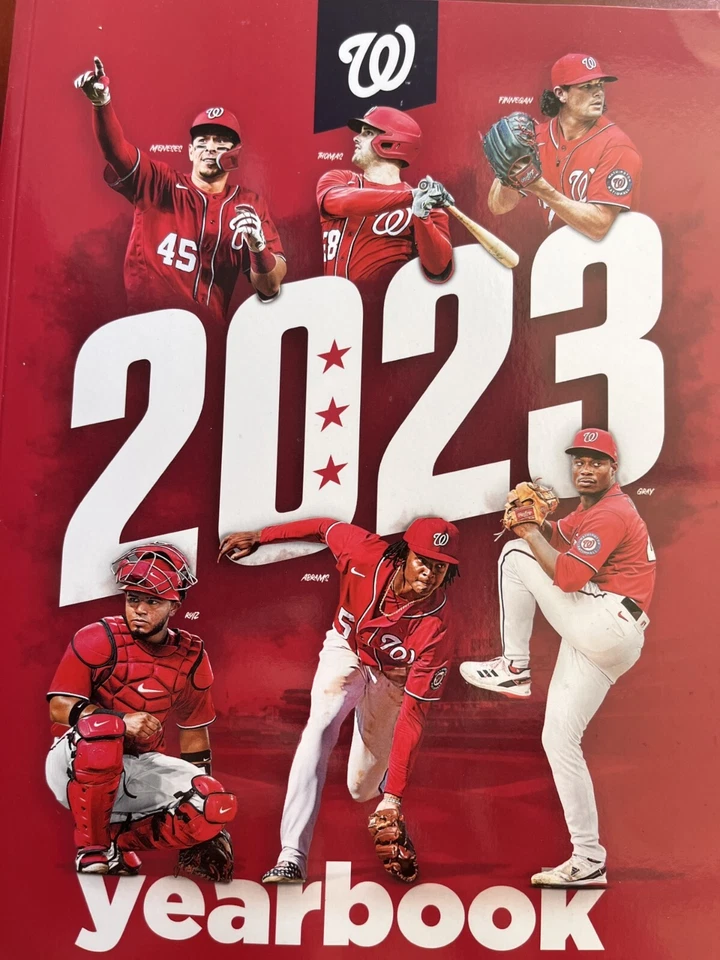 2023 WASHINGTON NATIONALS OFFICIAL YEARBOOK PROGRAM NLCS WORLD SERIES CHAMPIONS - Image 1 of 1