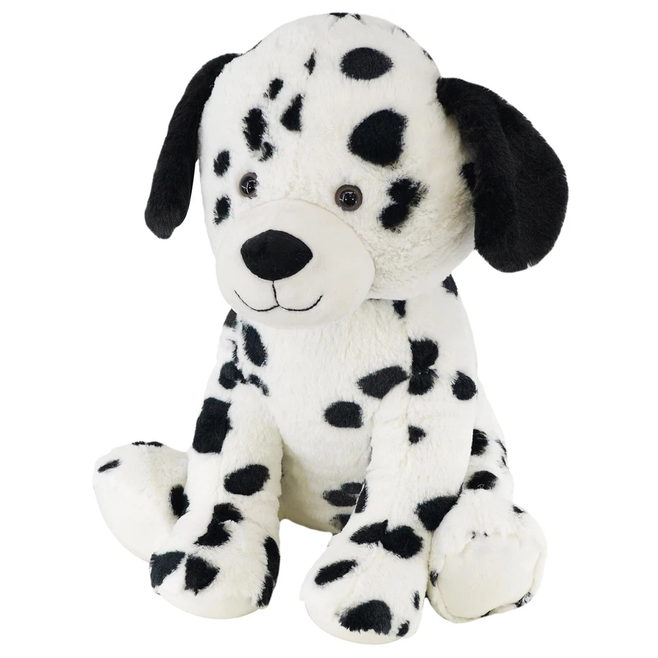 Soft 15" Dalmatian Teddy Sitting Stuffed  Cuddly Dog Toy Pet Animal Plush Puppy - Image 1 of 4