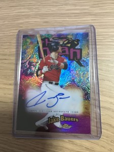 2020 Topps Finest Baseball The Man #FTMA-JB Jake Bauers AUTO 91/99
