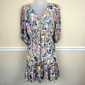 Taylor Midikleid 8 Landhaus Fee Blumen Lagenlook Kunstkleid Empire Taille Ostern - Bild 1 von 12