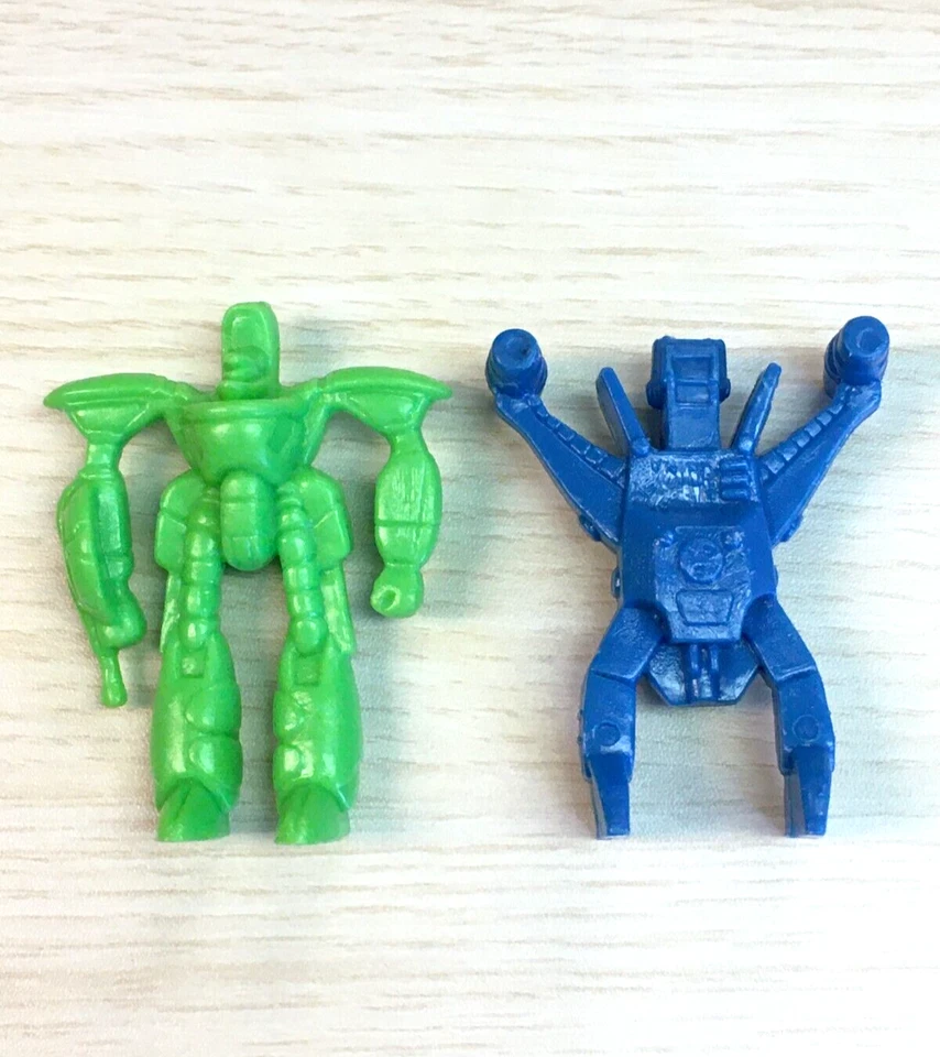 Vintage Larami Lot of 2 Orguss Robot Mech 3" Figures Transformers Gundam - Image 1 of 2