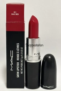 MAC Satin Liptick Shade 811 MAC RED Full Size 0.1oz / 3g New In Box - Picture 1 of 3
