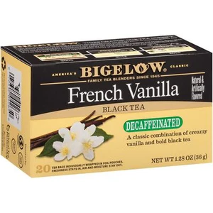 Bigelow Tea Decaffeinated French Vanilla Black Tea, Decaf Tea with French Van... - Picture 1 of 6