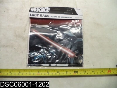 CANTIDAD = 8: 371753 Bolsas de botín de suministros de fiesta de Star Wars Foto 1 de 3