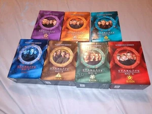 Stargate SG-1 - Seasons 1 2 3 4 5 6 7 1-7 (DVD Box Sets) - Picture 1 of 2