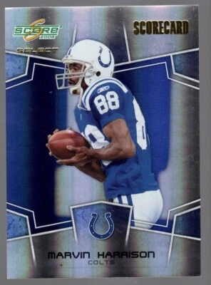 2008 Marvin Harrison Score Select Scorecard Refractor /100 Colts #126 - Image 1 of 2