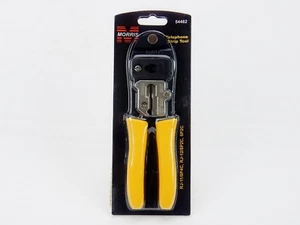 Pro Com Telephone Crimp/Cut/Strip Tool, RJ11/6P4C, RJ12/6P2C, 6P2C Morris #54462 - Picture 1 of 9