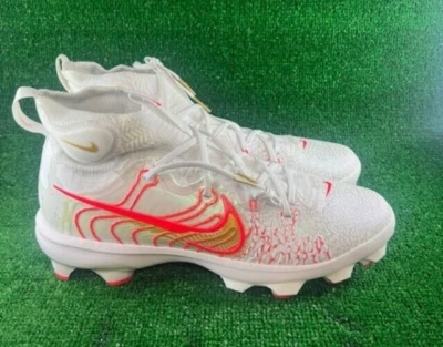 Men's Nike Alpha Huarache NXT MCS Baseball Cleats White DJ6519-161 Size 15 - Image 1 of 4