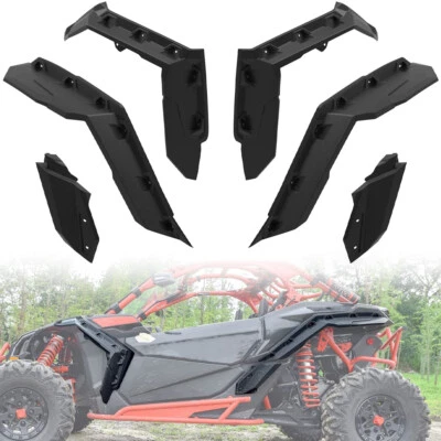 UTV Extended Fender Flares for 2017-25 Can-Am Maverick X3 & X3 Max RS Turbo R RR - Image 1 of 4