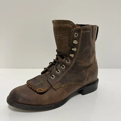 Ariat Boots Heritage Lacer II Women’s 6.5 B Brown Western tassel 10002147(33505) - Image 1 of 4