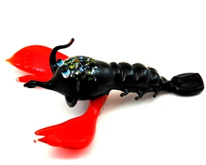 Mundgeblasene Glas HANDARBEIT Kunst Figur KREBSE # 3028 - Bild 1 von 3