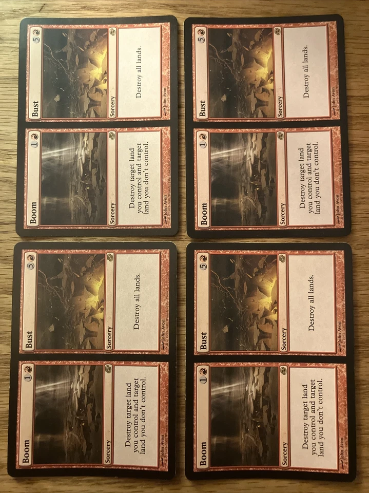 MTG 4X BOOM   BUST PLANAR CHAOS RARE LP - Image 1 of 1