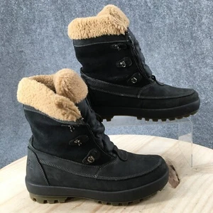 Alpine Design Boots Womens 9.5 Sofia 2.0 Mid Calf Winter AD21WCW002 Black Italy - Picture 1 of 15