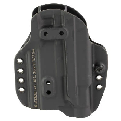 Funda G-Code Prime Carry IWB/OWB compatible con Glock 43MOS con TLR-7 SUB GPC-K01-186L31 Foto 1 de 4