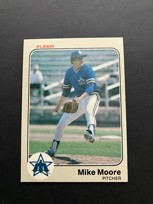 1983 Fleer Mike Moore Rookie RC #482 | Seattle Mariners - Image 1 of 2