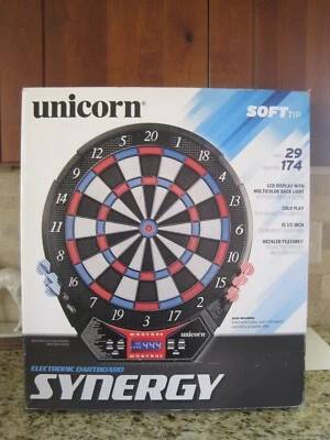 Unicorn Synergy Electronic Dart Board Soft Tip New  - Image 1 of 4