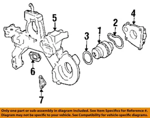 GM OEM 01-08 Aurora,Malibu Cooling Water Pump-Housing Gasket 12583049 - Picture 1 of 1