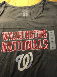 WASHINGTON NATIONALS Baseball T-shirt, REDUCED by $13, short sleeve, woman’s XL - Picture 1 of 11