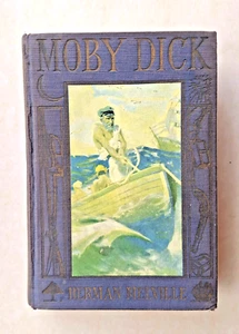 Moby Dick or The White Whale Herman Melville Illustrated Charles Golden HC '20s - Picture 1 of 10