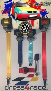 Juego de 5 cinturones de seguridad Harlekin Volkswagen Polo 6N 5p seatbelt - Imagen 1 de 4