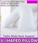 V Shaped Pillow - Extra Filled, Support for Pregnancy Maternity Nursing & Back