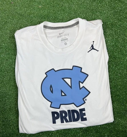 Nike Jordan Jump Man North Carolina Tar Heels White Dri-Fit Shirt Men’s XL UNC Cover