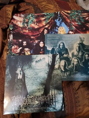 Cradle of Filth Dusk OG LP 1996 Dani goth gothic NM cover/poster!! Gem! READ - Image 1 of 4