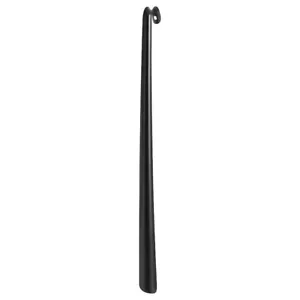 IKEA Schuhlöffel Schuhanzieher aus Stahl Pulverbeschichtung OMTÄNKSAM Schwarz - Bild 1 von 4