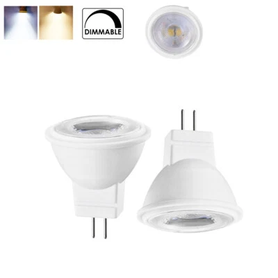 Dimmable MR11 LED Spotlight Bulb 3W GU4 2835 SMD Replace 30W Halogen Lamps FC - Image 1 of 4