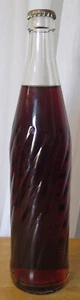 Vintage Rare no label 16 oz Pepsi swirl Glass Bottle Full - Picture 1 of 3