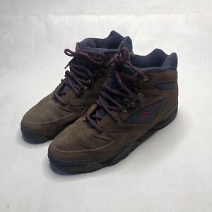 Vintage Reebok Women's Hiking Boots Shoes RA 405 KRI 26-23490 Size 8.5 Brown VG