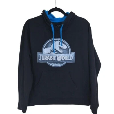 Universal Studios Jurassic World Boy Hoodie T-Shirt Small Velocicoaster Dinosaur - Image 1 of 4