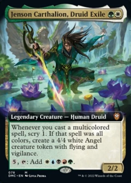 MTG - (Extended Art) JENSON CARTHALION, DRUID EXILE - Dominaria United Com (M) - Image 1 of 1