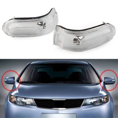 Pair Side Rear View Mirror Turn Signal Light No Bulb For Kia Forte Cerato 09-11 - Image 1 of 4