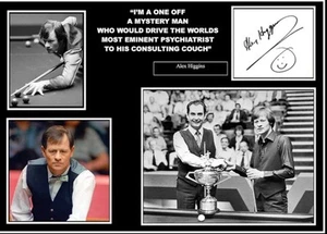 ALEX HIGGINS SNOOKER LEGEND 2 X SIGNED PHOTO PRINTS 6 X 4 INCH SALE £4 BOGOF - Picture 1 of 2