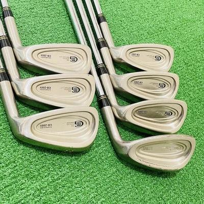 Miura CB-2001 Iron Set 6-PW Tour Flighted Rifle FCM 7.0 RH Mens Used - Image 1 of 4