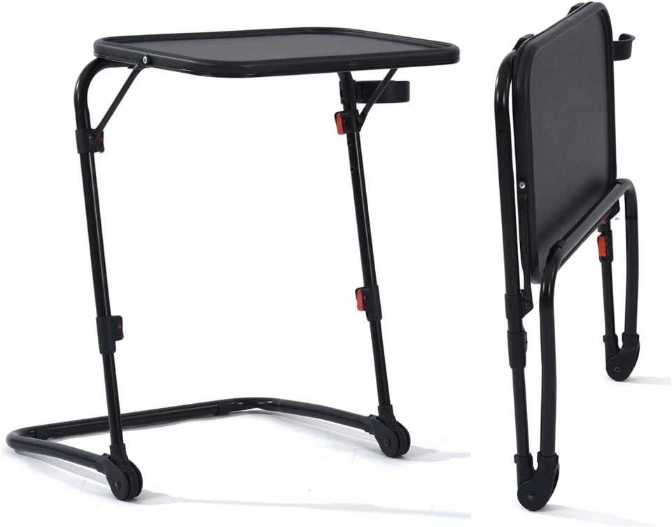 Scrivania Pieghevole Tavolino Da Letto Altezza Regolabile Tavolo Da Caffè Senza  - Immagine 1 di 4