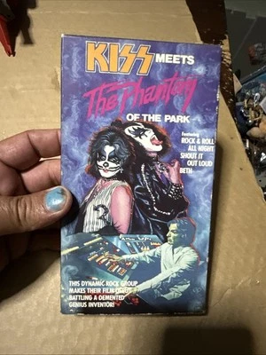 VTG 1988 VHS KISS MEETS THE PHANTOM OF THE PARK  KISS Rock Group #9089 - Image 1 of 4