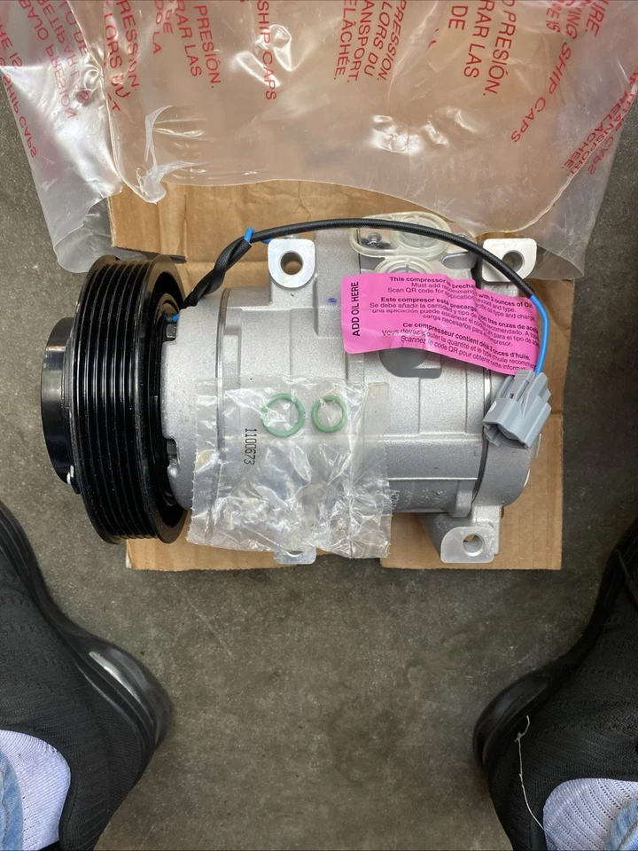 Compresor de aire acondicionado para Honda Accord 2003-2007 3,0 L 2004-2006 Acura MDX 3,5 L V6 Foto 1 de 4