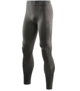 SKINS Men's Long Compression Tights Series 2 Size Medium Charcoal Grey Training - Picture 1 of 7