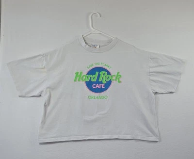 Camisa corta de colección Hard Rock Café Orlando Save The Planet talla única (2X) Foto 1 de 4