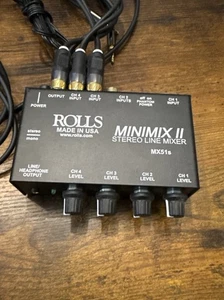 Rolls MX51s Mini-Mix II 4-Ch Mixer with Headphone Output - Picture 1 of 4