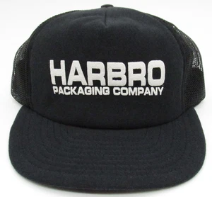 Gorra de colección Harbro Packaging Company Screen Stars mejor malla con espalda a presión negra - Imagen 1 de 8