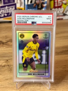 2020 Merlin Chrome UCL Jude Bellingham RC Refractor PSA 9 MINT Dortmund - Bild 1 von 2
