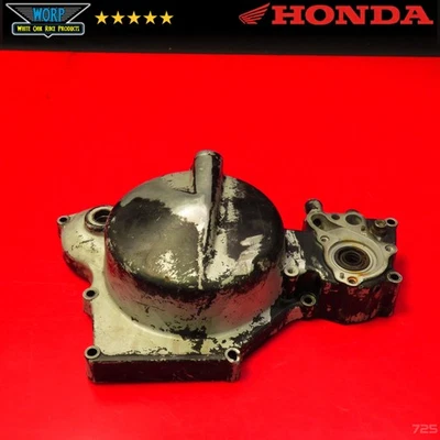 GENUINO OEM 1994 HONDA CR80R CUBIERTA EMBRAGUE INTERIOR CARCASA BOMBA DE AGUA 87-95 Foto 1 de 4