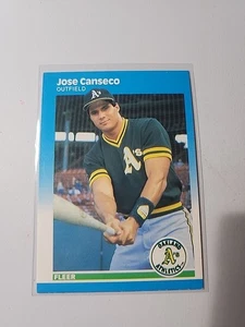 Jose Canseco 1987 Fleer #389 - Bild 1 von 2