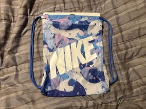 Nike Jugend Kordelzugbeutel - Comet Blau & Weiß Neu mit Etikett - Bild 1 von 3