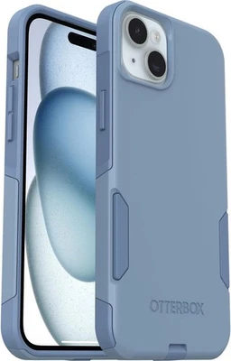 OtterBox COMMUTER SERIES Case for Apple iPhone 15 Plus - Crisp Denim (Blue)