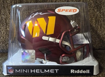 EMMANUEL FORBES Autographed COMMANDERS Mini Helmet - BECKETT CERTIFIED - LA Rams - Image 1 of 3